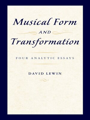 cover image of Musical Form and Transformation